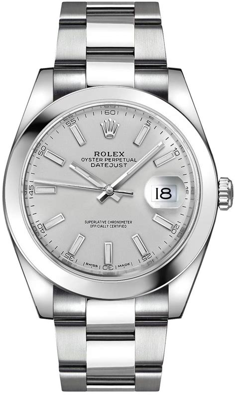 rolex silver watch price|silver rolex watches for men.